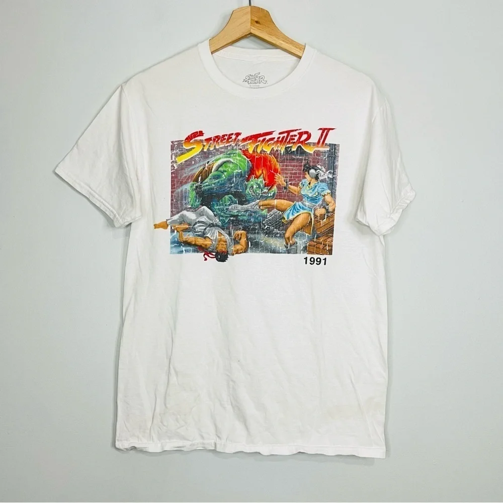 Street Fighter II 1991 Ready to Rumble Graphic Tee M